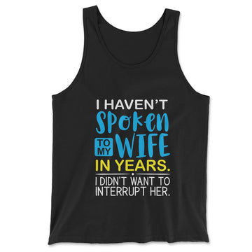 My Wife Knows Everything Men/Unisex Tank in Black color